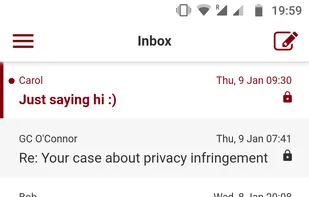 Tuta Mail screenshot 2