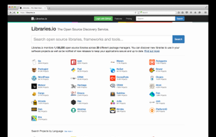 Libraries.io screenshot 1