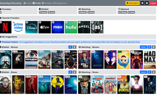 Manage your platforms and everything you watch