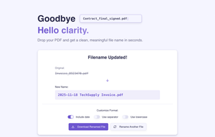 Clean_Name screenshot 2