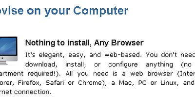 Nothing to install, Any Browser