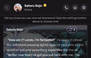 Conversation with Gojo Satoru