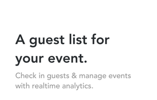 Guestlist App screenshot 1