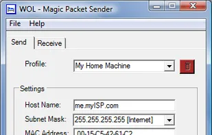 WOL Magic Packet Sender screenshot 1