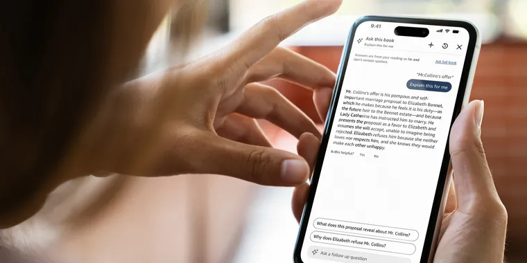 Amazon adds “Ask this Book” to the Kindle iOS app for interactive and spoiler-free Q&A image