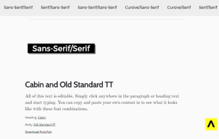 Font Pair screenshot 1