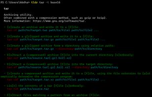 tldr node client screenshot 1