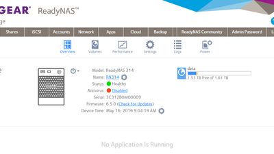 New ReadyNAS OS 6 Home Page