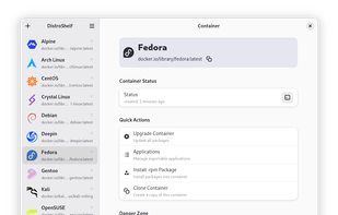 DistroShelf screenshot 1