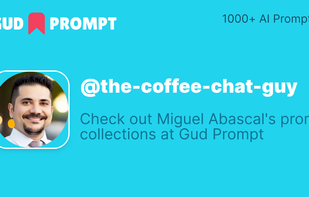 Prepare for your coffee chats