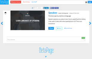 Betapage screenshot 1