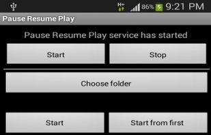 Pause Resume Play screenshot 1