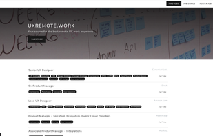 UXREMOTE.WORK screenshot 1