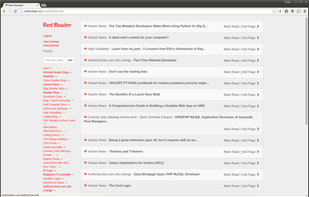 Red Reader screenshot 1