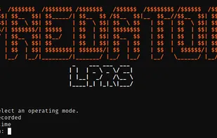 The Predator main start-up interface