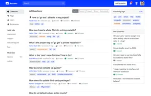 Home Page on Desktop