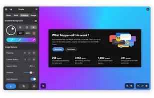 Edited screenshot in dark mode