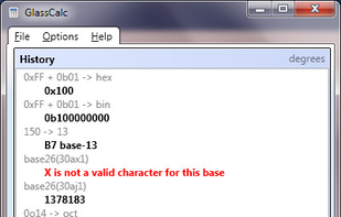GlassCalc screenshot 2