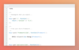 Laravel Lumen screenshot 1
