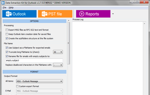 Data Extraction Kit for Outlook screenshot 1