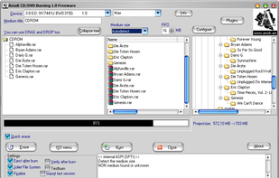 AmoK CD/DVD Burning screenshot 2