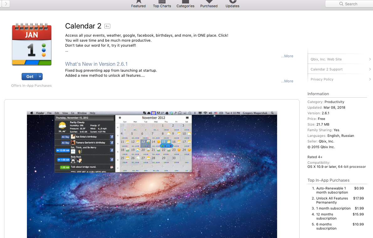 Popular Mac App Store calendar app mined cryptocurrency, now pulled