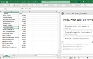 Kutools for Excel screenshot 1