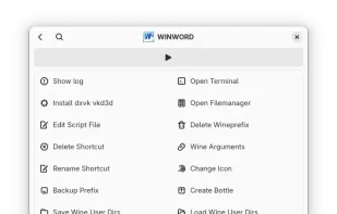 WineCharm screenshot 2