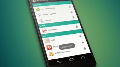 The main settings page of screen and app locker with guest mode