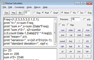 Precise Calculator screenshot 1