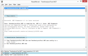 TextAnalysisTool.NET screenshot 1