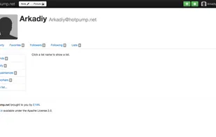 Identi.ca screenshot 1