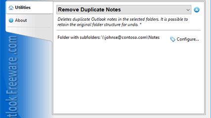 Remove Duplicate Notes for Outlook screenshot 1