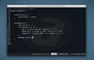 Kitty terminal screenshot 1