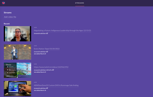 All your streams at your fingertips for each access and collaboration.