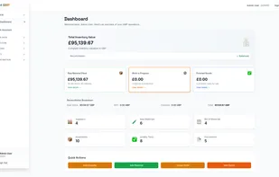Get an overview of your inventory, work in progress, and finished goods. 