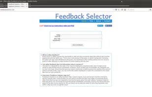 Feedback Selector screenshot 1