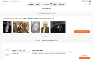MyHeritage screenshot 1