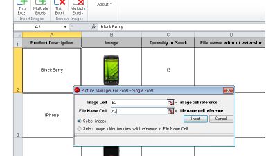 Picture Manager For Excel screenshot 1