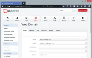 ISPConfig screenshot 3