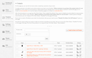 Shopify Pre-Order Manager screenshot 2