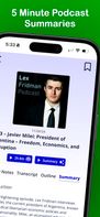 PodSized: Podcast Summaries screenshot 1