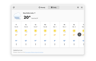 Weather screenshot 1