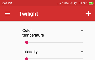 Twilight Blue Light Filter screenshot 1