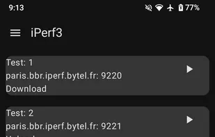 iPerf3Client screenshot 2