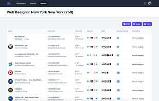 Lead Results Page