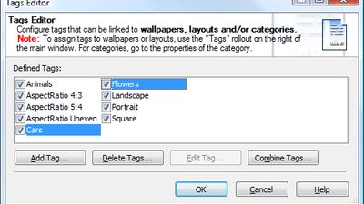 Tags editor