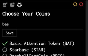 Crypto Price Widget screenshot 1