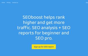 SEOboost screenshot 1