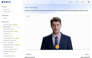 Interviews Chat screenshot 1